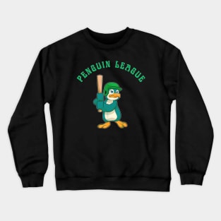 Penguin baseball league Crewneck Sweatshirt